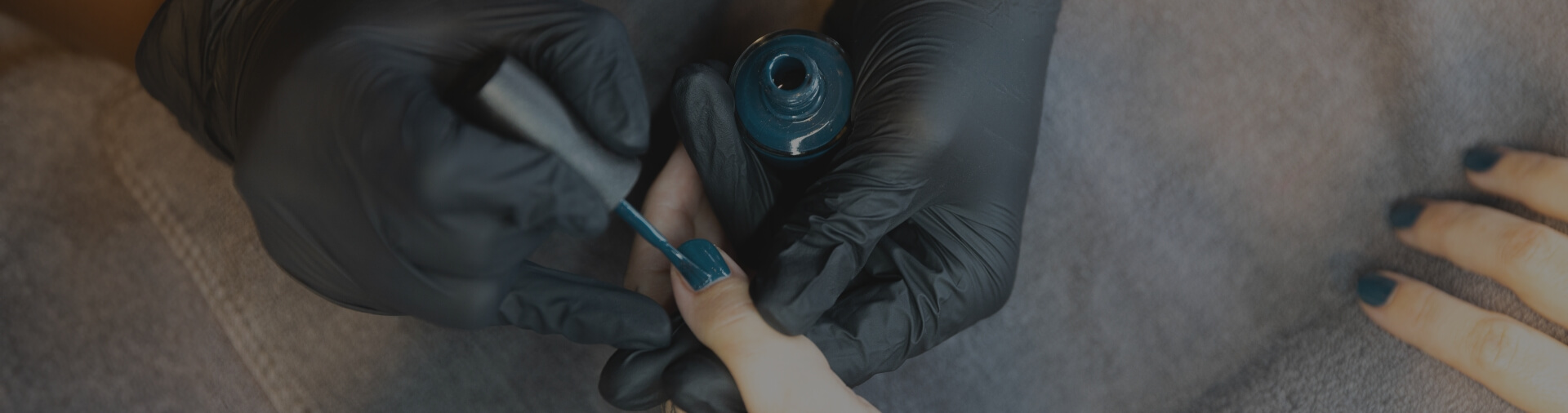 Group of Nail Techs examining nails